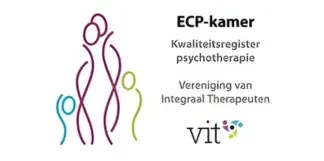 Logo ECP-Kramer. Kwaliteitsregister psychotherapie. Vereniging voor integraal Therapeuten